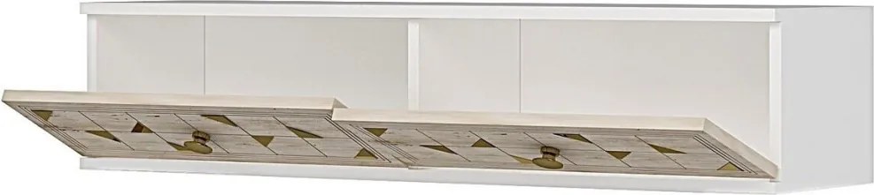 Moka 120 - White, Travertine, Gold