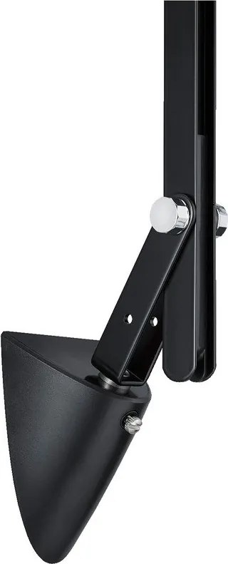 Fekete LED asztali lámpa hajlítható szerkezettel (magasság 90 cm) Amsterdam – Trio