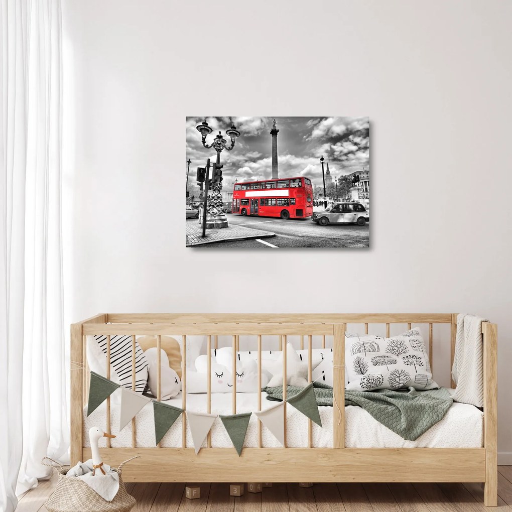Kép - Trafalgar tér (üvegen) (70x50 cm)