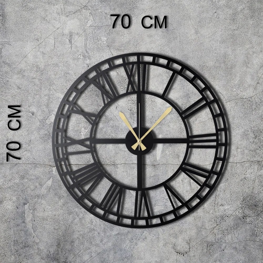 Fém falióra, 70×70 cm – WATCH-038
