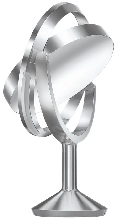 Kozmetikai tükör világítással-nagyítós (ötszörös) ø 25 cm Sensor Trio Max – simplehuman