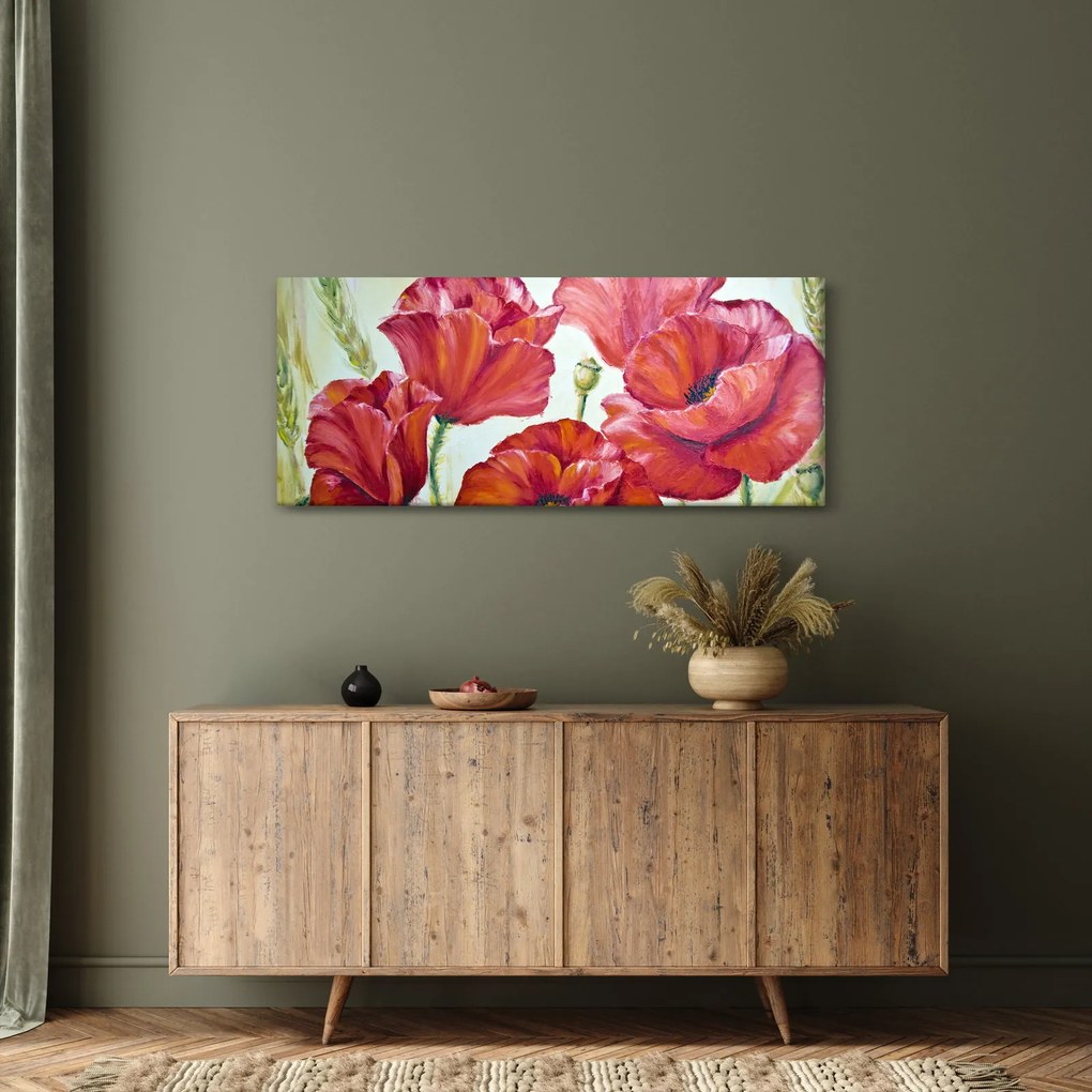 Kép - Pipacsvirágok (120x50 cm)