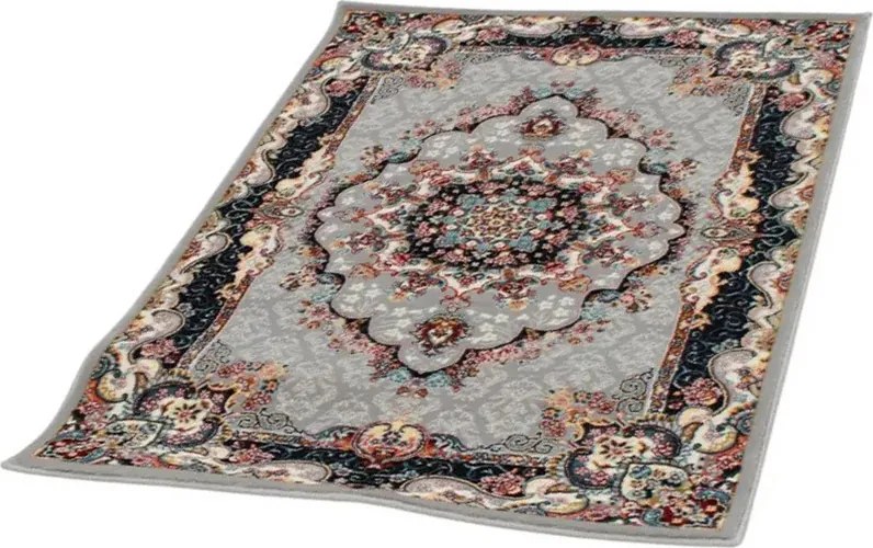 Perzsa szőnyeg szürke Tabriz 80x120 minőségi akril szőnyeg