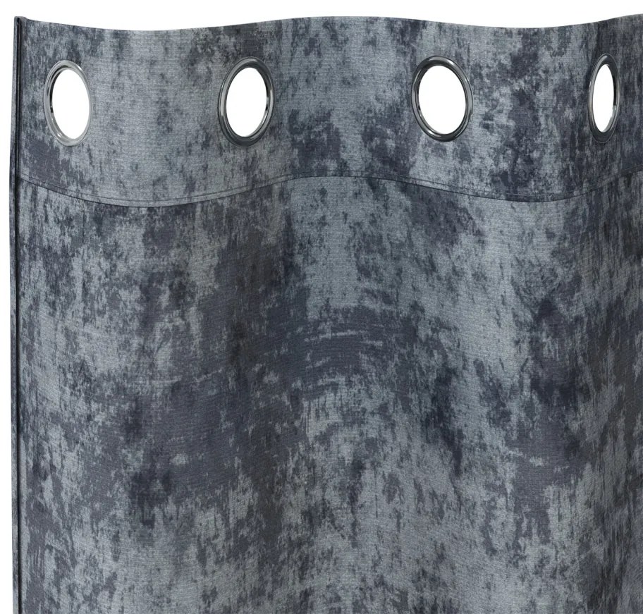 Bársonyfüggönyök 2 db füllel Ezüstszürke 245x140 cm