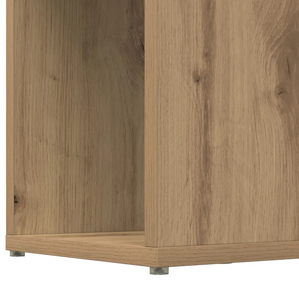 Könyvtartó Mesteri tölgy Szerelt fa 60 x 24 x 94 cm Könyvtartó