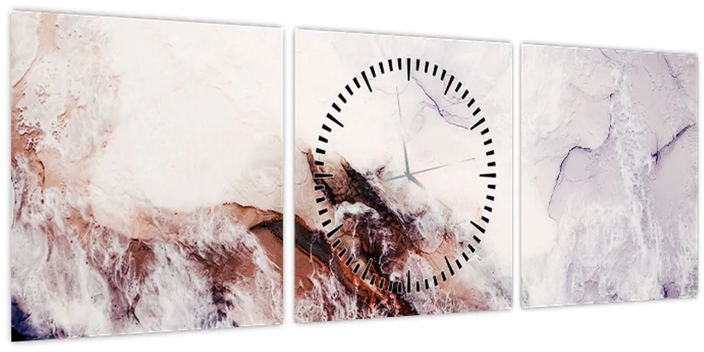 Kép - Lila márvány N⁰1 (órával) (90x30 cm)