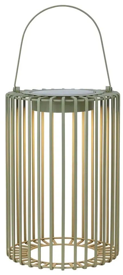 Zöld napelemes-USB kültéri LED lámpás (magasság 54 cm) Cavia – Markslöjd