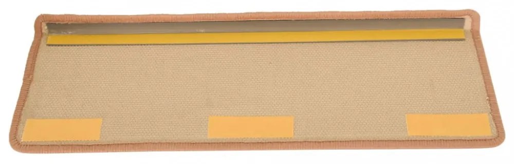 15 db bézs öntapadó lépcsőszőnyeg 65x21x4 cm