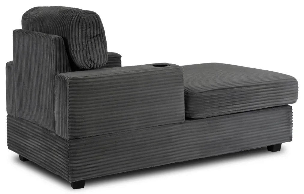 Fotel Wypoczynkowy NEO Szary Sztruksowy