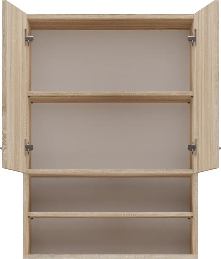 Pola mini DK felső fürdőszoba szekrény, sonoma