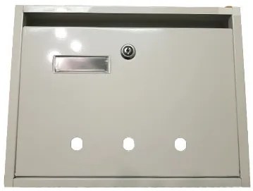 Lépcsőházi Postaláda (MONACO) 310Mm X 230Mm X 60Mm lefele nyíló FEHÉR
