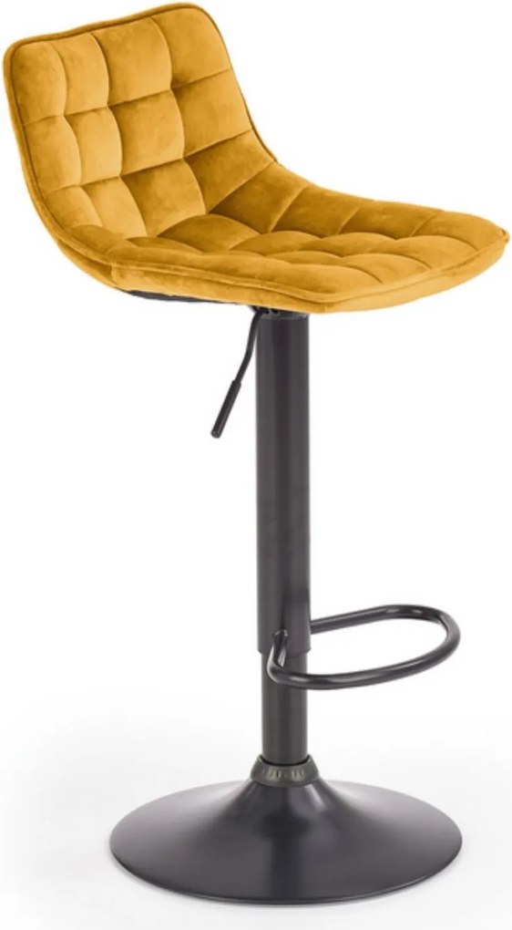 Hoker bárszék forgó mustár bárszék konyha H95