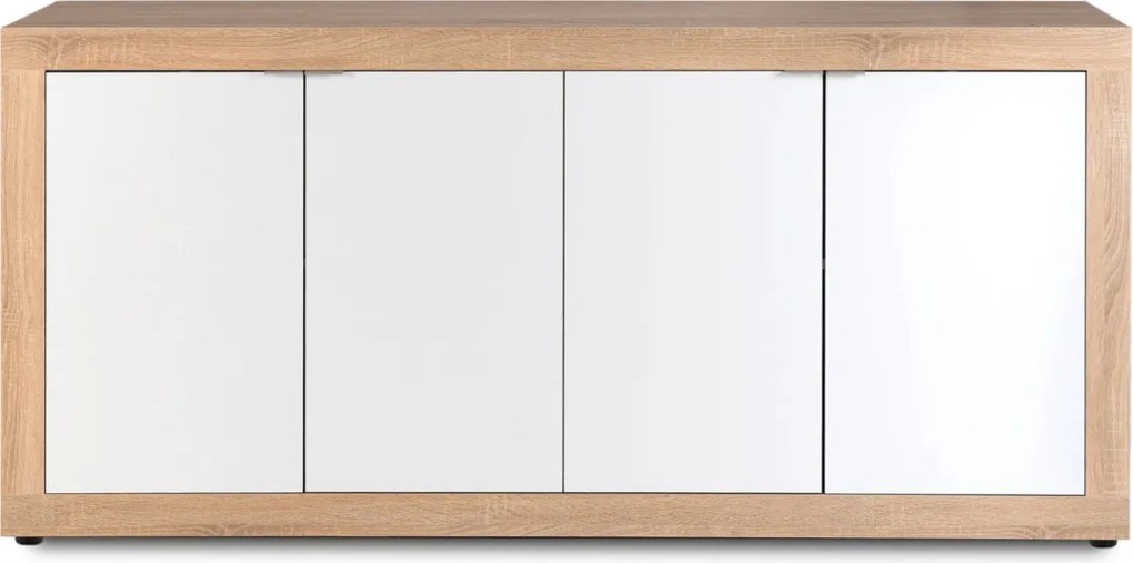 BLAGO komód 180 cm sonoma tölgy/fehér