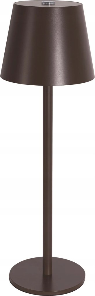 Éjjeli Lámpa Vezeték Nélküli Led Barna Asztali Érintőképernyős Usb Asztali