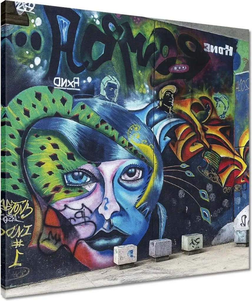 Vászonkép 50x50 Graffitti falfestmény