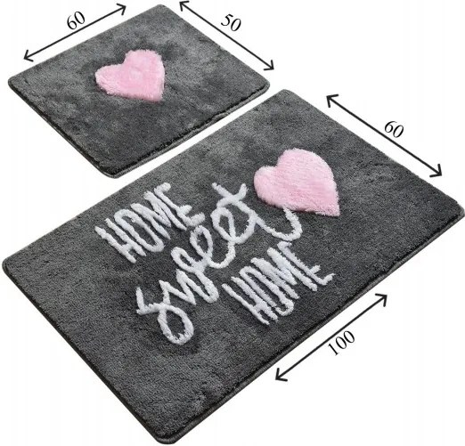 Home Sweet Home Fume fürdőszobaszőnyeg 2 darabos szett