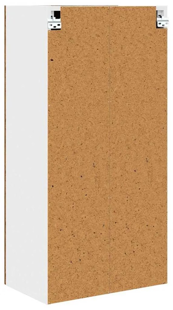 Függő szekrény Riga Régi fa és fehér 50 x 31 x 100 cm Faanyag