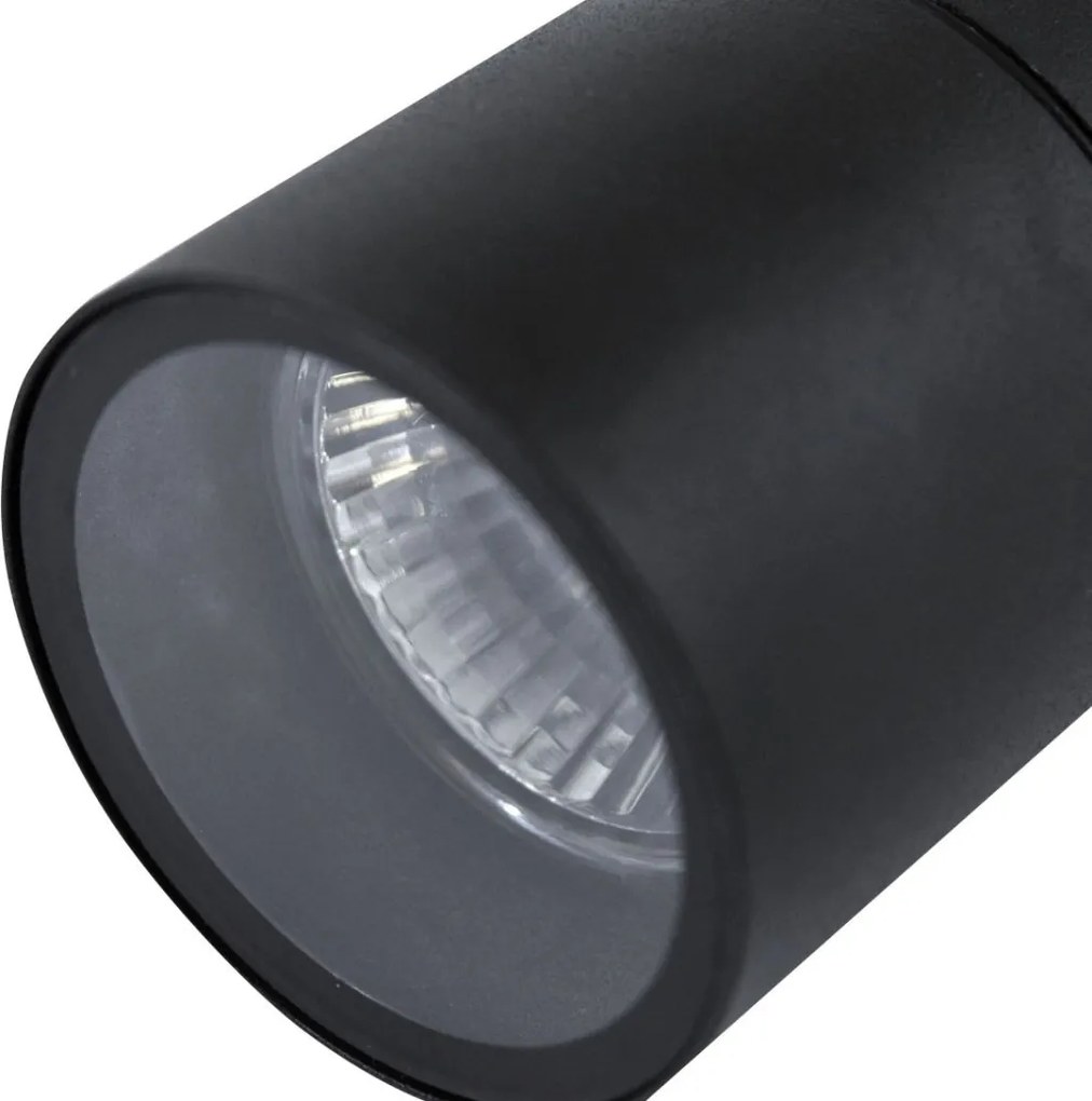 POLUX 208781 OLIMP Modern Kültéri Fali Lámpa Fekete GU10 IP44