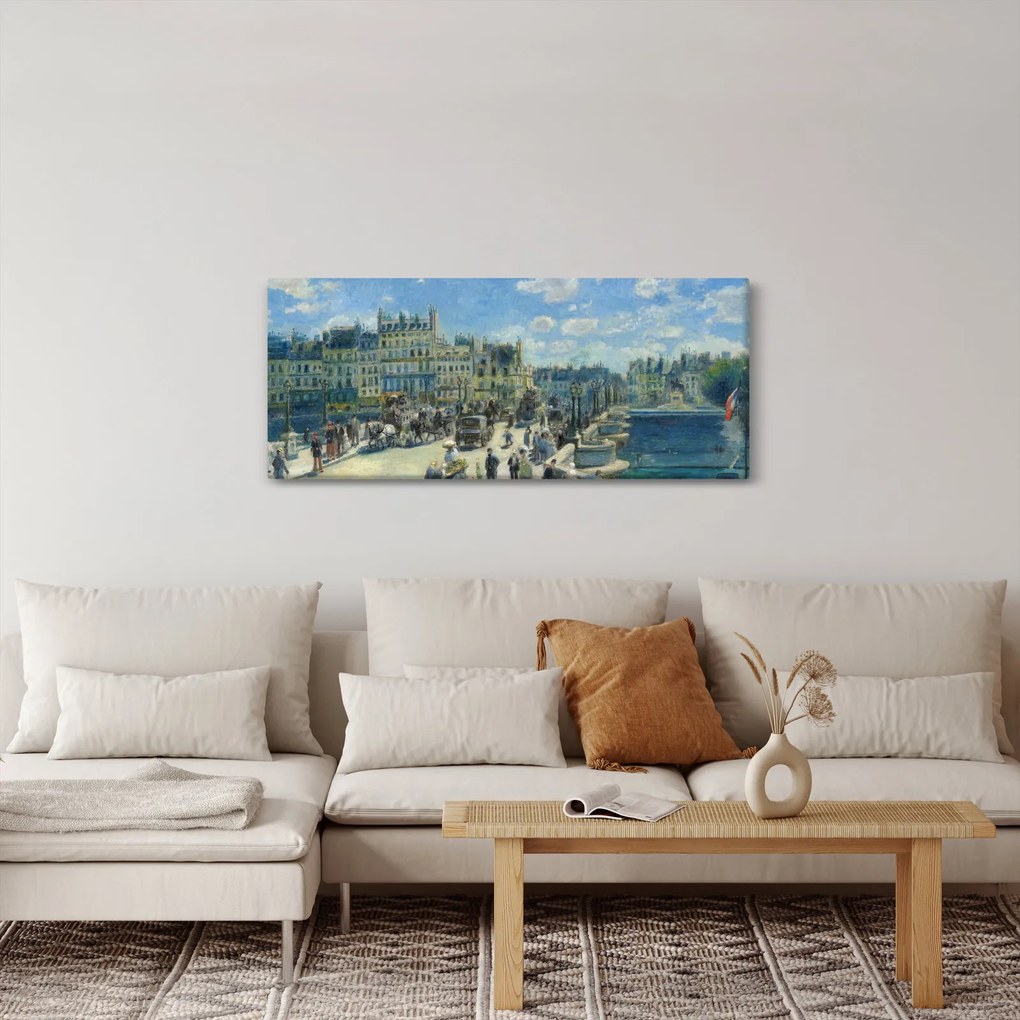 Kép - Auguste Renoir, Pont Neuf, Paris, reprodukciók (120x50 cm)