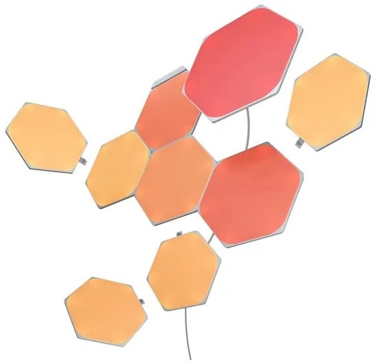 Nanoleaf NL42-0002HX-9PK- KÉSZLET 9x LED RGB Dimmelhető panel HEXAGON LED/2W/230V