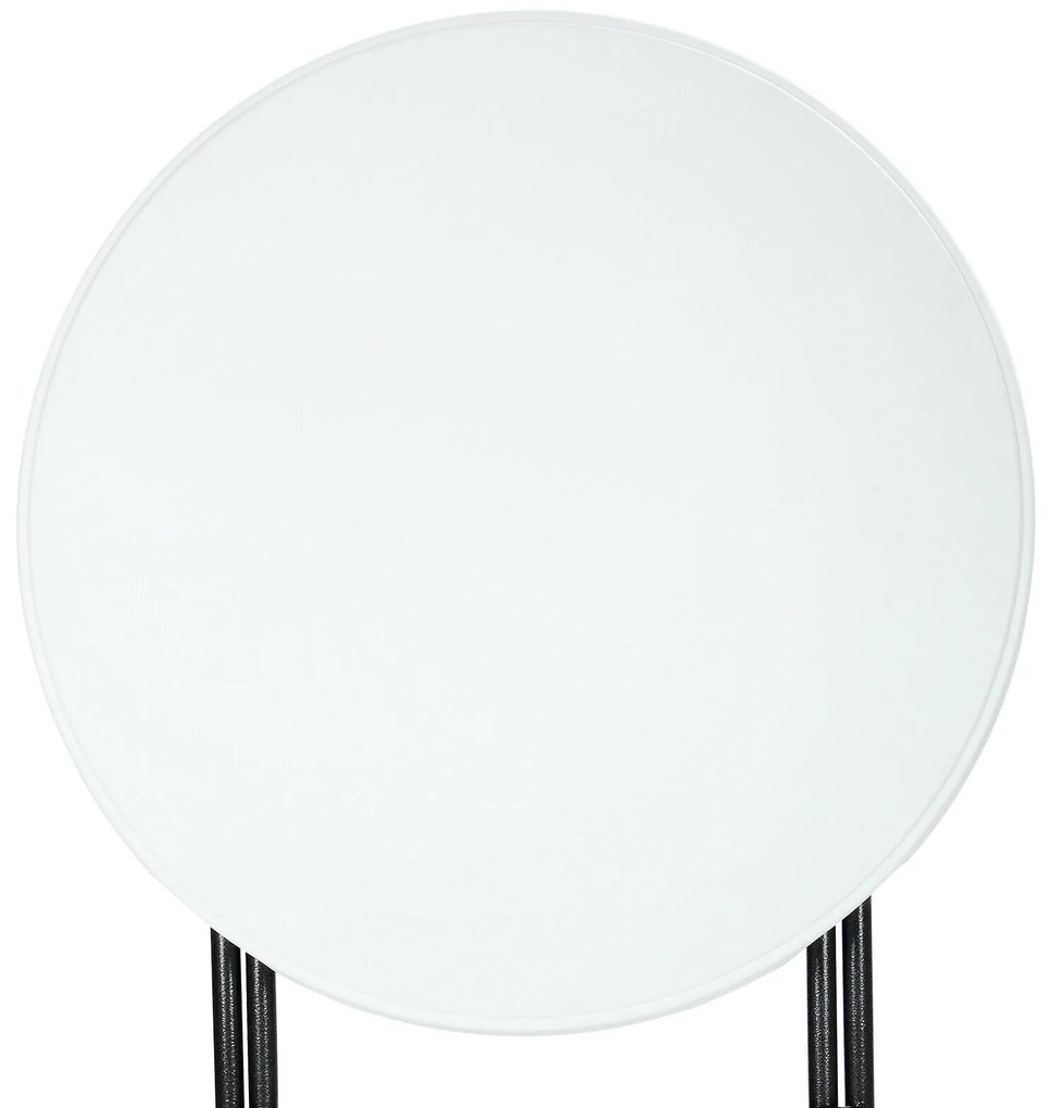 LYDA műanyag rendezvényasztal, Ø72x110cm, fehér Casaria