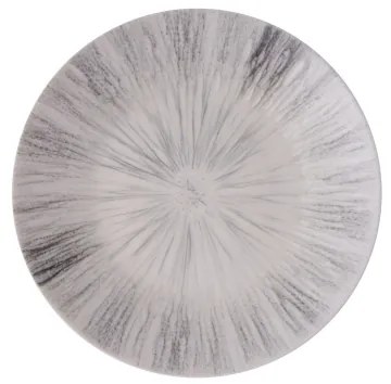 24 darabos étkészlet, szürke/porcelán