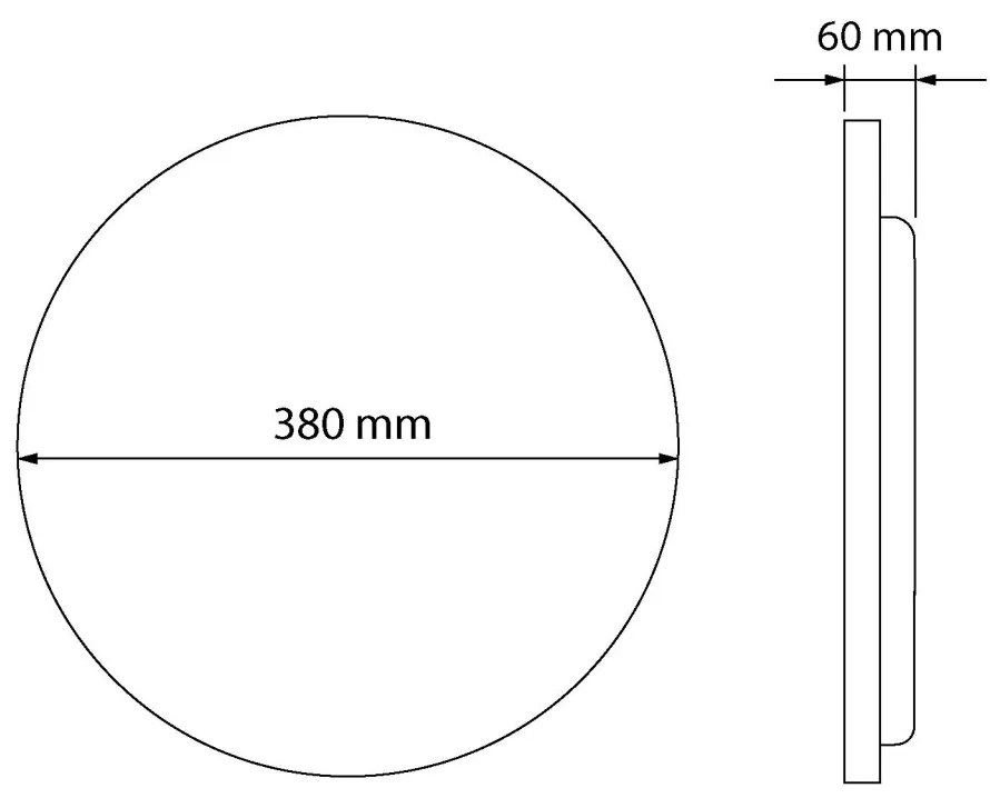 Avide LED Mennyezeti Lámpa Janet 24W 380*60mm NW 4000K