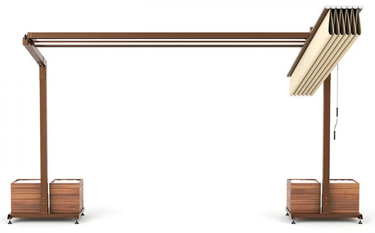 Cosmos oldalkaros napernyő 300 x 480 cm