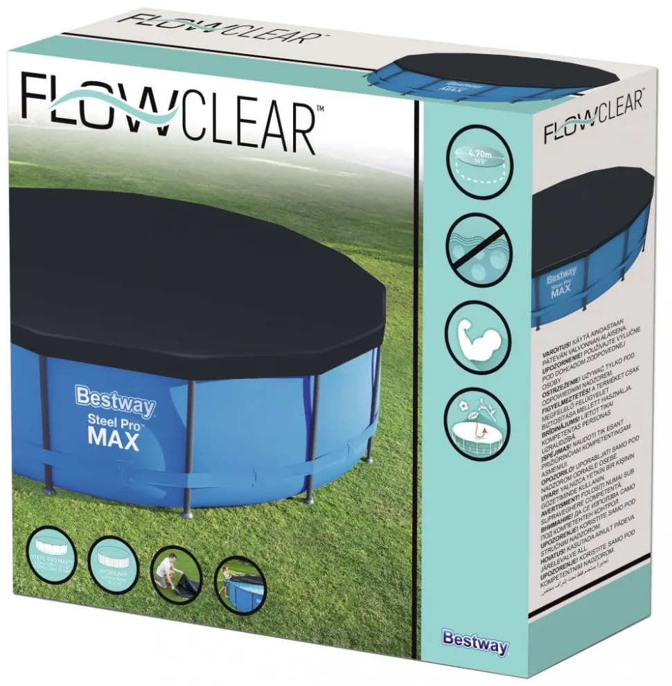 Bestway Flowclear medencetakaró 457 cm