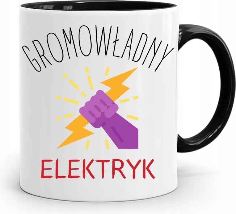 Fekete Bögre Villanyszerelőnek Villanyszerelő Nyomtatott Fényképpel