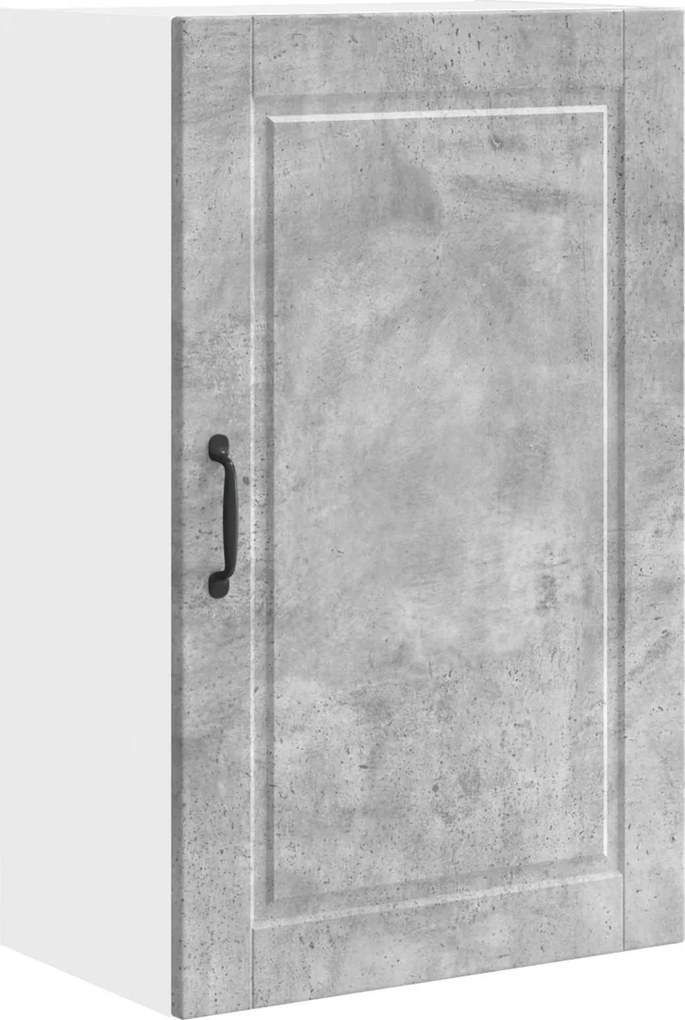 vidaXL Konyhaszekrény polcokkal Beton Szürke 50 x 31 x 80 cm Faanyag