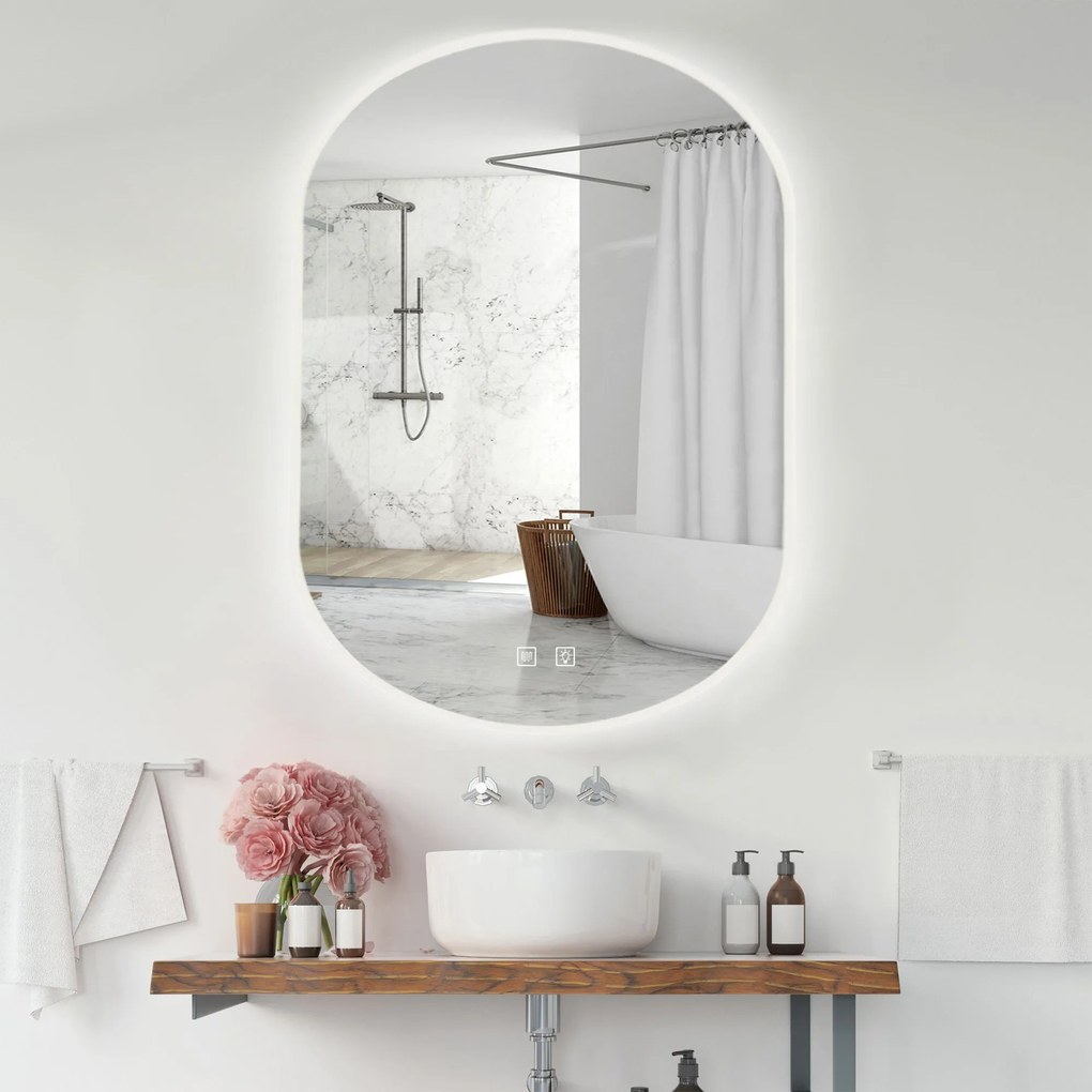 Tükör LED EGJ 60x80 cm
