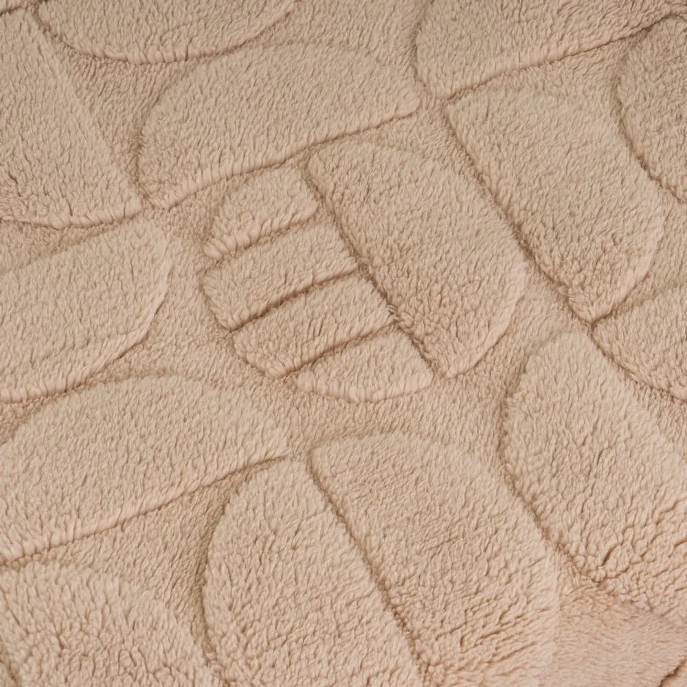 Világosbarna mikroplüss takaró 130x160 cm Mid Century – Casa Selección