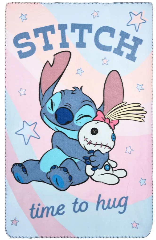 Disney Lilo és Stitch, A csillagkutya Time to Hug polár takaró 100x150cm