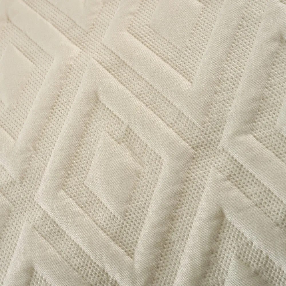 Bézs egyszemélyes ágyneműhuzat 135x200 cm Jacob Geo – Catherine Lansfield