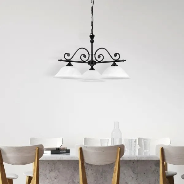 Rabalux 7773 - Csillár láncon DOROTHEA 3xE27/60W/230V