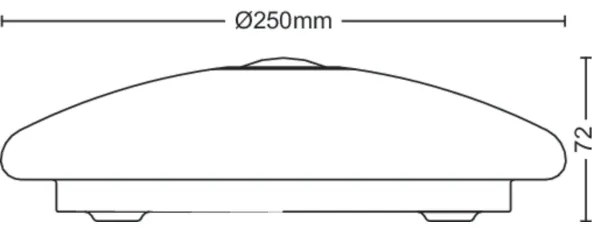 Philips - LED Mennyezeti lámpa érzékelővel MAUVE LED/6W/230V 4000K
