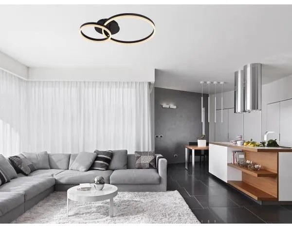 LED dimmelhető mennyezeti lámpatest LED/55W/230V 3000-6500K + távirányító