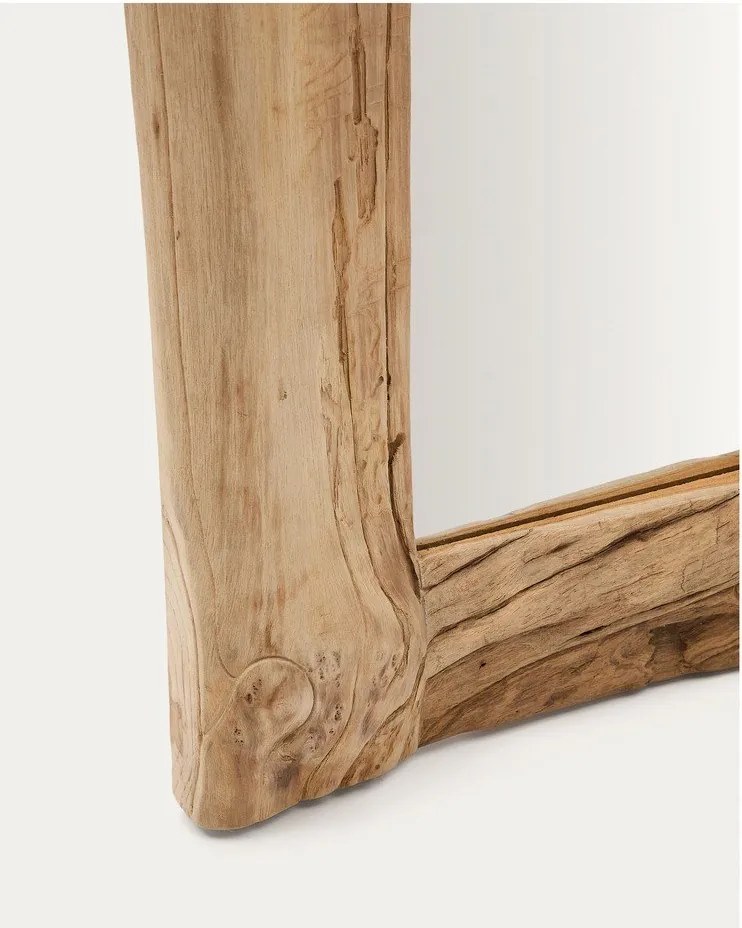 Fali tükör tömörfa kerettel 105x200 cm Ibro – Kave Home