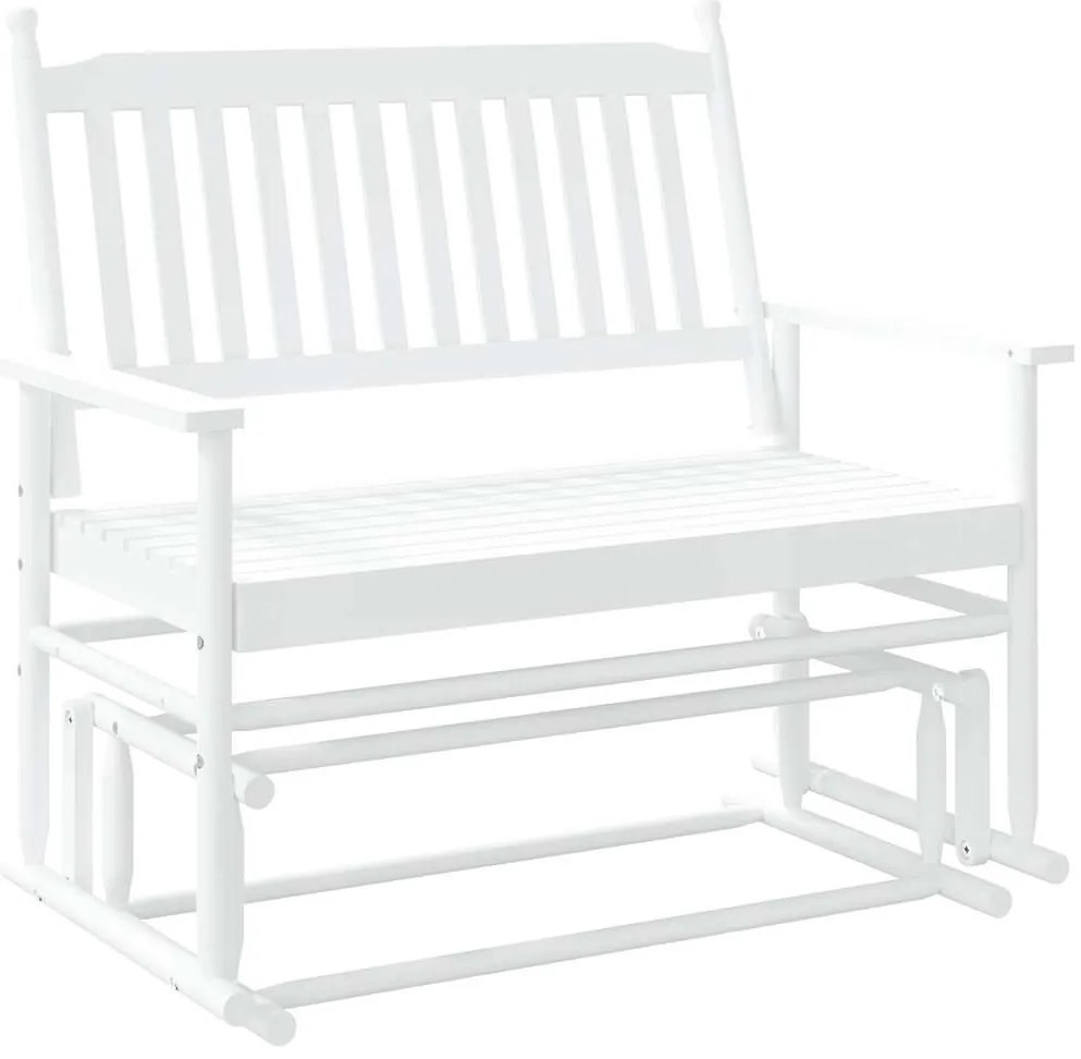 fehér tömör nyárfa hintapad 118 x 70 x 104,5 cm