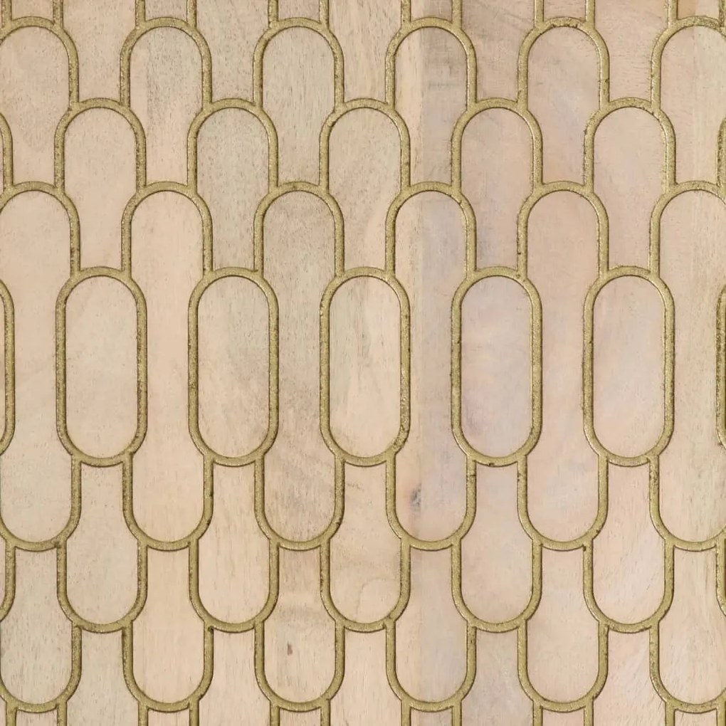 tömör mangófa dohányzóasztal 100 x 54 x 40 cm