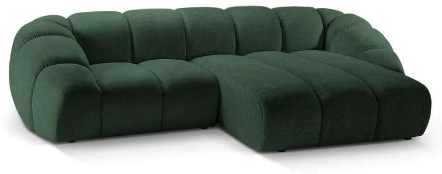 Zöld sarokkanapé (jobb oldali) Diana – Micadoni