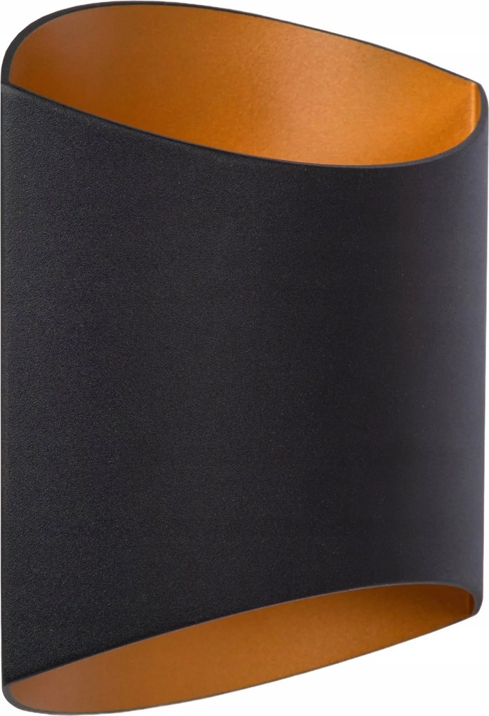 Fali lámpa fekete arany felső alsó a nappali előszobájába Lucide