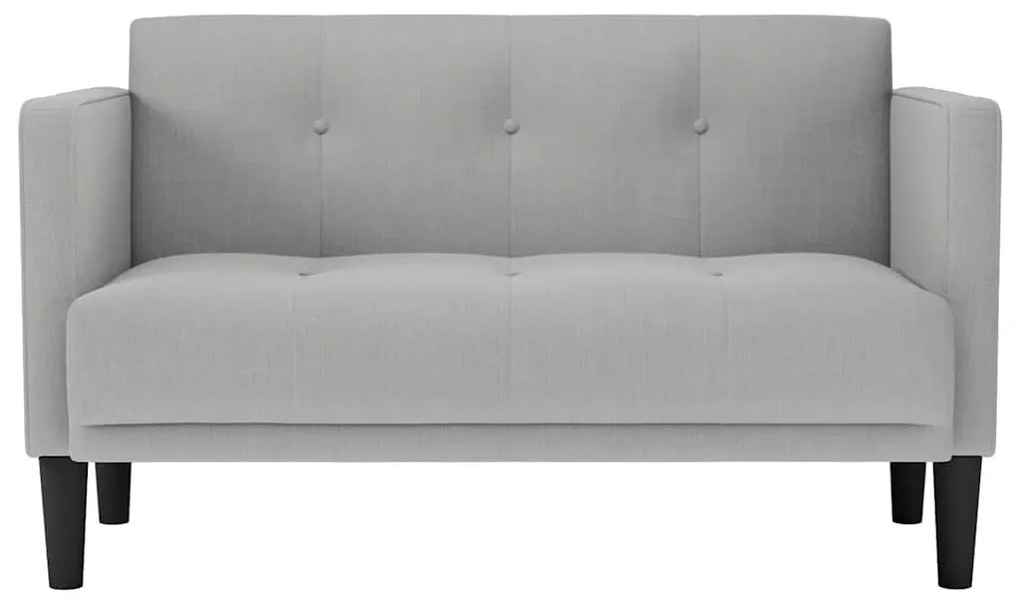 vidaXL felhőszürke szövet loveseat kanapé 111 cm