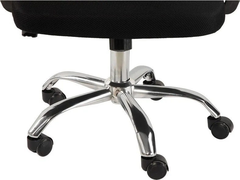 Fekete kárpitozott irodai szék Evon – Bonami Essentials