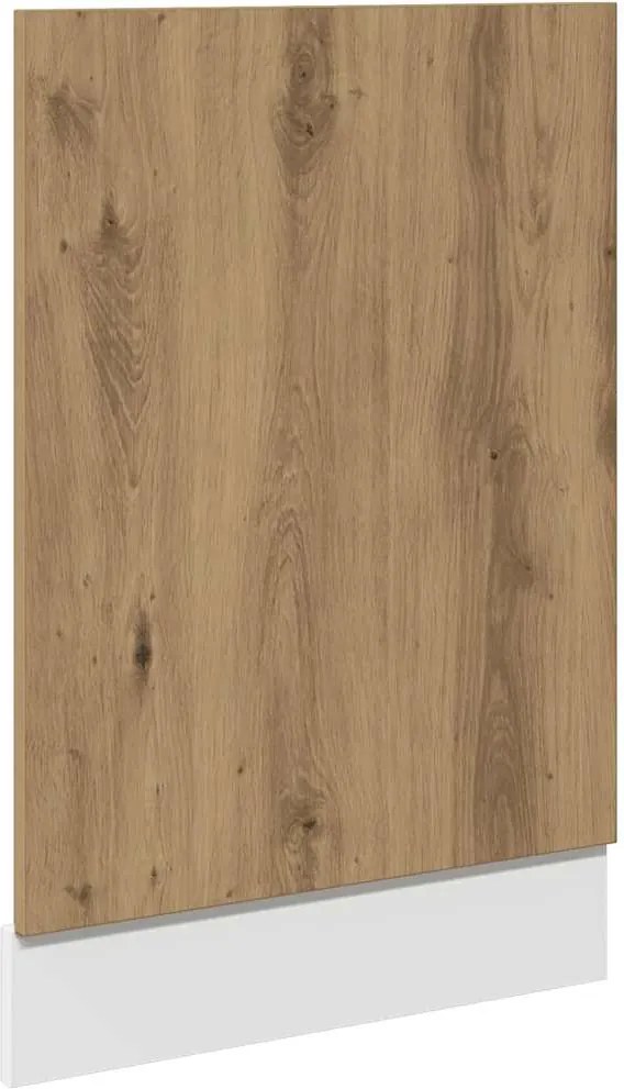 vidaXL “Lyon” mosogatógép panel kézműves tölgy 45x3x67 cm műszaki fa