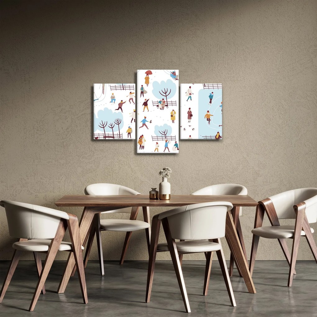 Kép - Boldog telet (90x60 cm)