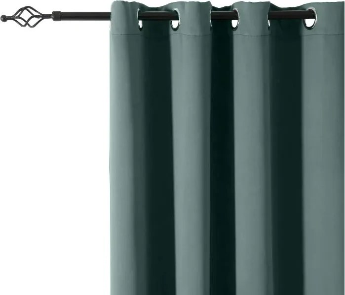 Türkizkék OXFORD függöny 140x250 cm Felfüggesztés: Hullámos sínszalag