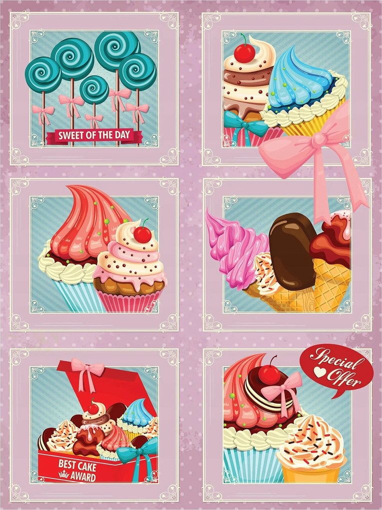 Fotótapéta konyha muffin fotótapéta 206 x 275