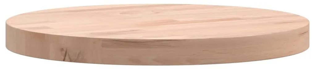 tömör bükkfa kerek asztallap Ø30x2,5 cm